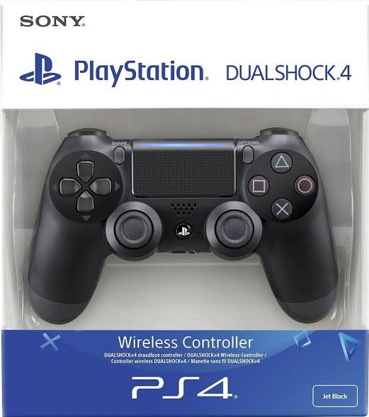 DualShock 4 Wireless Gaming Controller Replica for PS4 & PC (Bluetooth, Motion Control, Touchpad - Jet Black)
