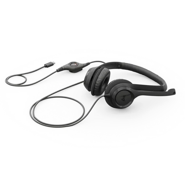 Logitech H390 USB-C Headset with Noise-Cancelling Mic