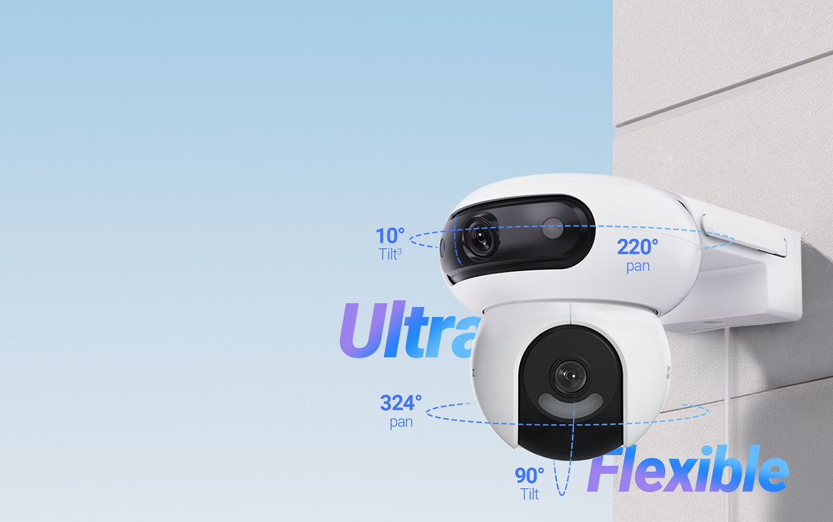 EZVIZ H90 Dual 4MP Dual-Lens Pan & Tilt Wi-Fi Security Camera