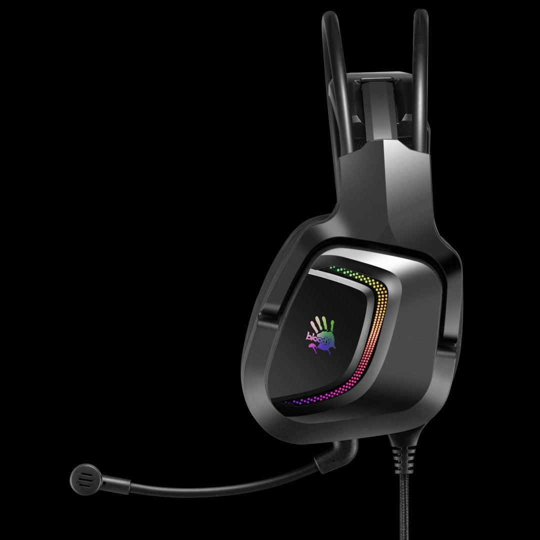Bloody G575P 7.1 Virtual Surround Sound Gaming Headset (50mm Drivers, RGB Backlight, Detachable Mic)