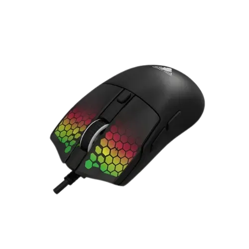 Jedel GM693 6D Wired RGB Gaming Mouse (7200 DPI Optical Sensor, 6 Programmable Buttons, 1.5m Braided Cable, New China Import)