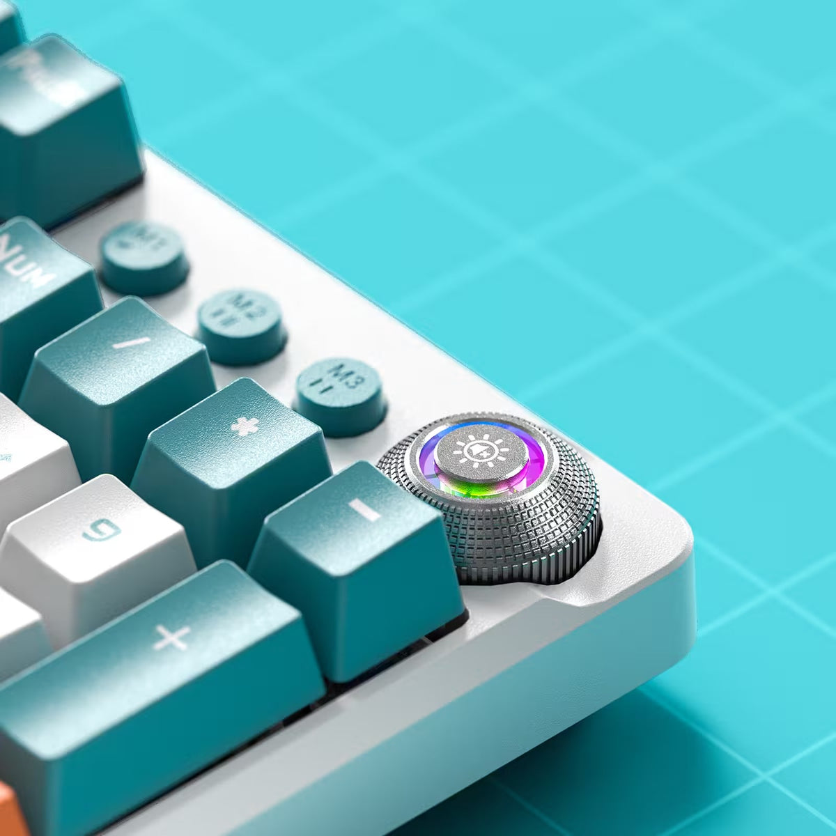 AULA F2068 Pro Compact Mechanical Gaming Keyboard (Custom RGB Backlight, Tactile Mechanical Switches, Anti-Ghosting)