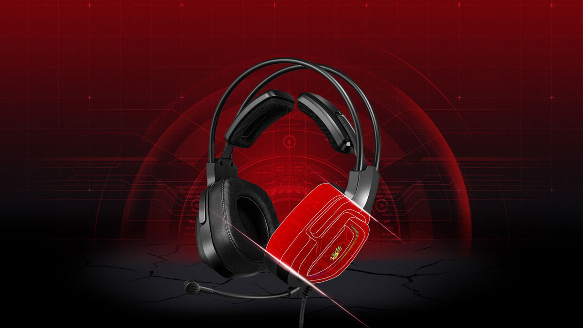 Bloody G575P 7.1 Virtual Surround Sound Gaming Headset (50mm Drivers, RGB Backlight, Detachable Mic)
