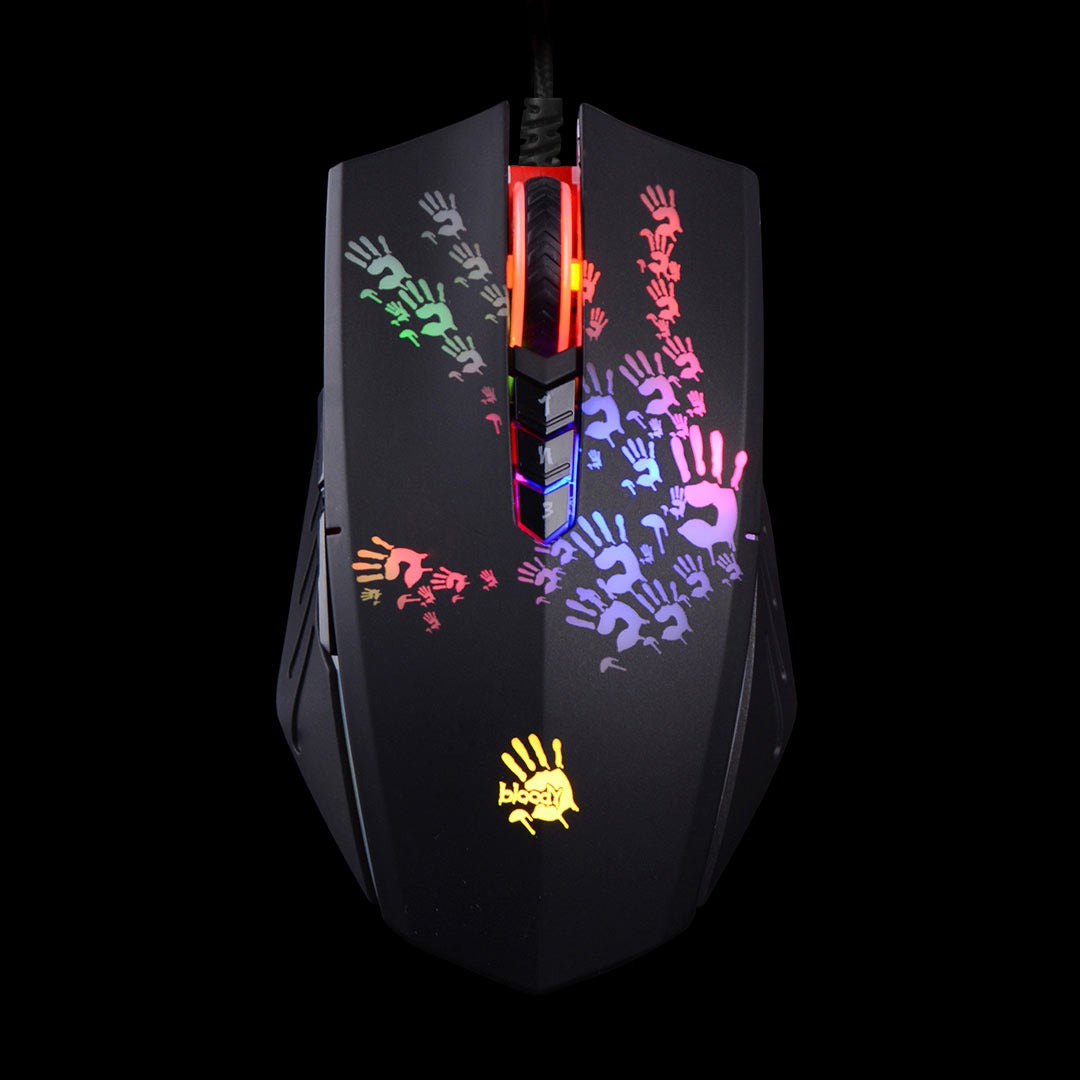 Bloody A60 Light Strike Optical Gaming Mouse (Infrared Micro-Switch, 4000 CPI, 8 Programmable Buttons)