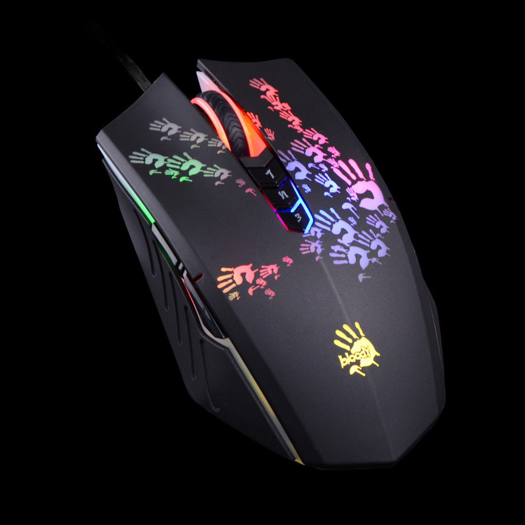 Bloody A60 Light Strike Optical Gaming Mouse (Infrared Micro-Switch, 4000 CPI, 8 Programmable Buttons)