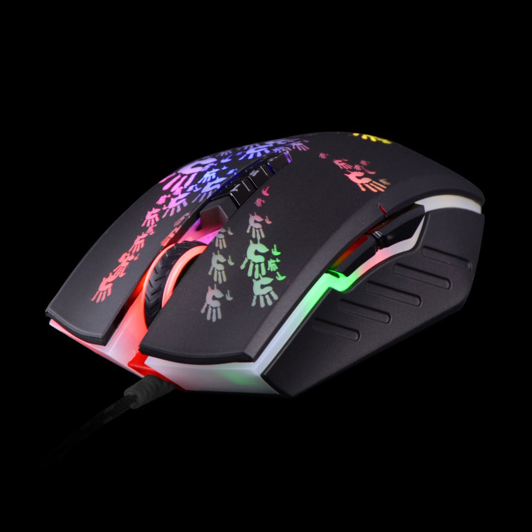 Bloody A60 Light Strike Optical Gaming Mouse (Infrared Micro-Switch, 4000 CPI, 8 Programmable Buttons)