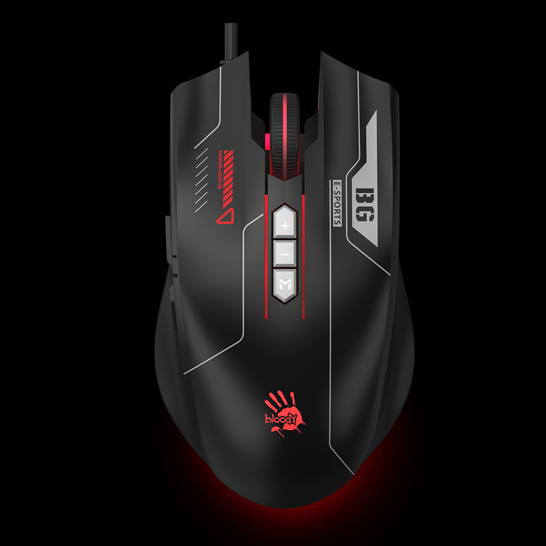 Bloody ES7 RGB Esports Gaming Mouse (PixArt Optical Engine, 6000 CPI, 1ms Response)
