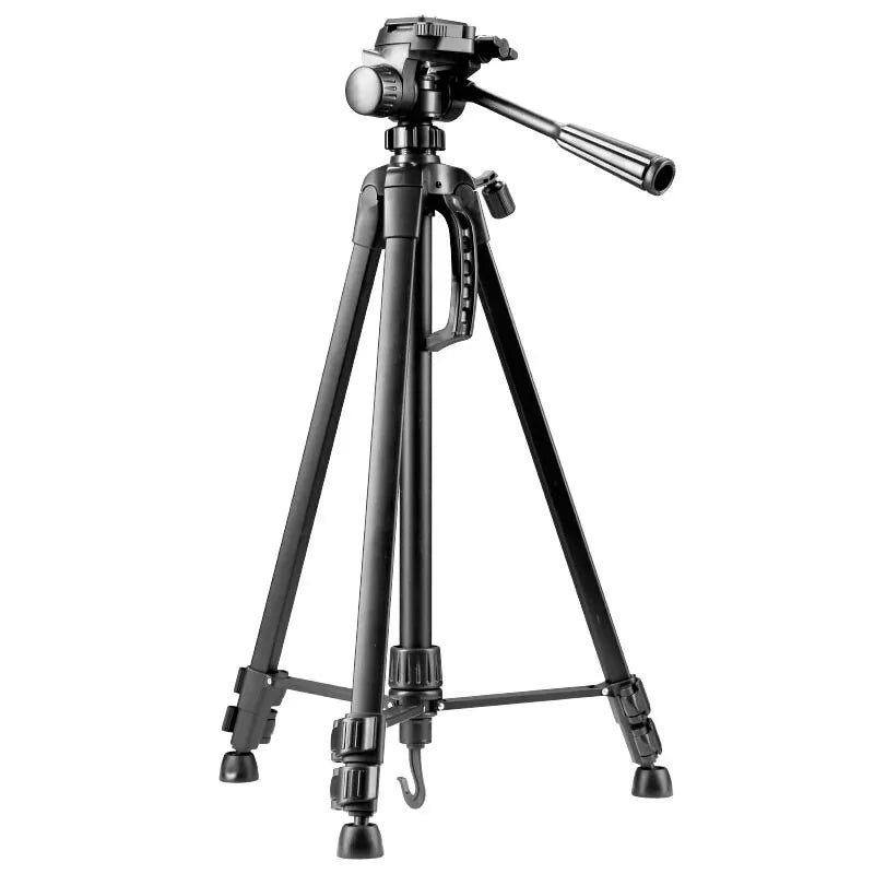 Weifeng WF-3520 Professional Lightweight Camera & Mobile Tripod Stand (3-Way Pan Head, Gear Center Column, Quick Release Plate)
