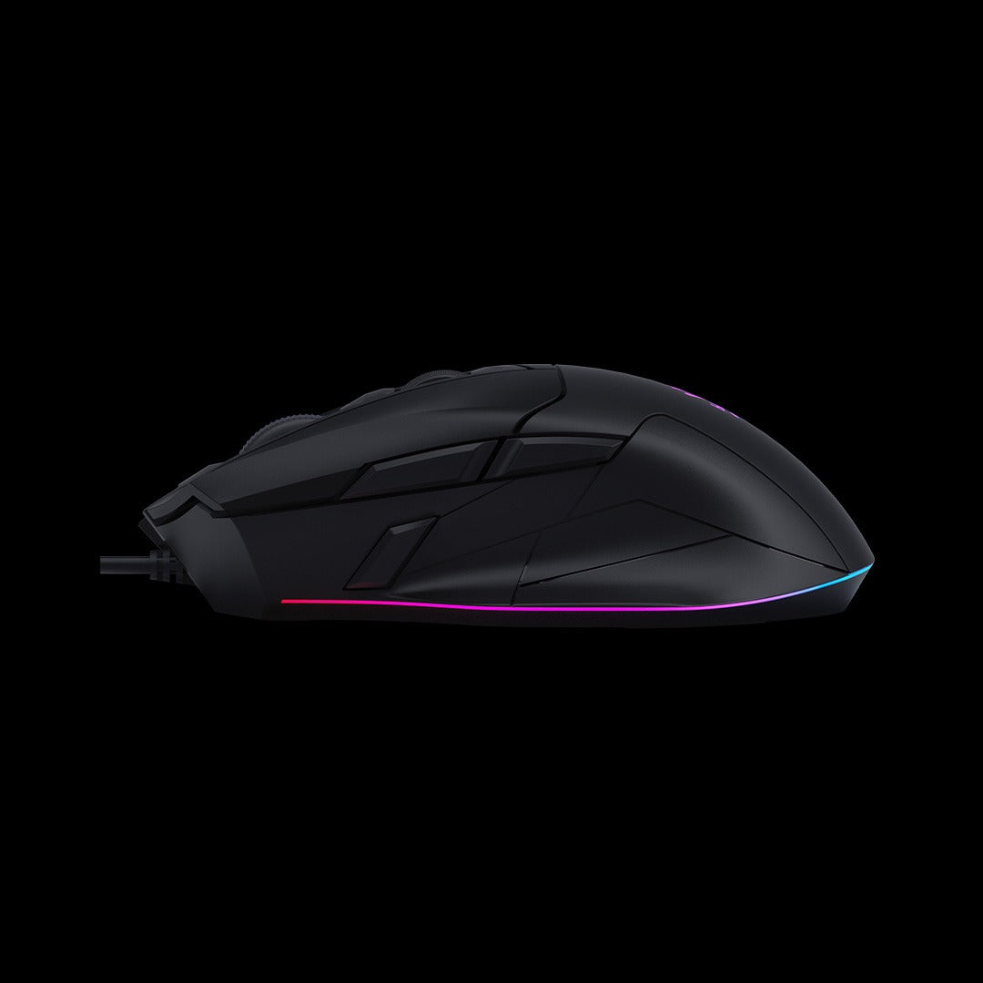 Bloody W70 Max RGB Optical Gaming Mouse (10,000 CPI Sensor, Dual Wheels, 10 Programmable Buttons)