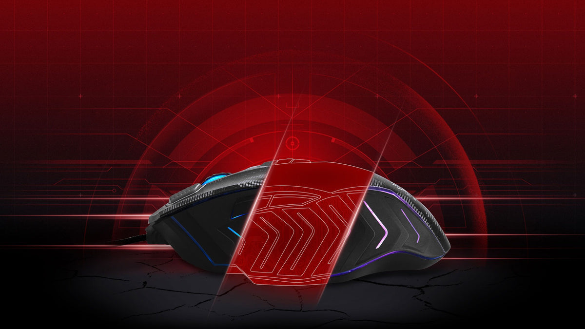 Bloody J95s 2-Fire RGB Animation Gaming Mouse (BC3332-S 8K Sensor, 8,000 CPI, 12 Programmable Buttons)