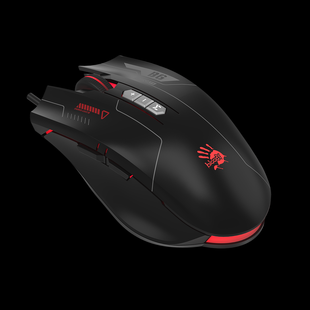 Bloody ES7 RGB Esports Gaming Mouse (PixArt Optical Engine, 6000 CPI, 1ms Response)