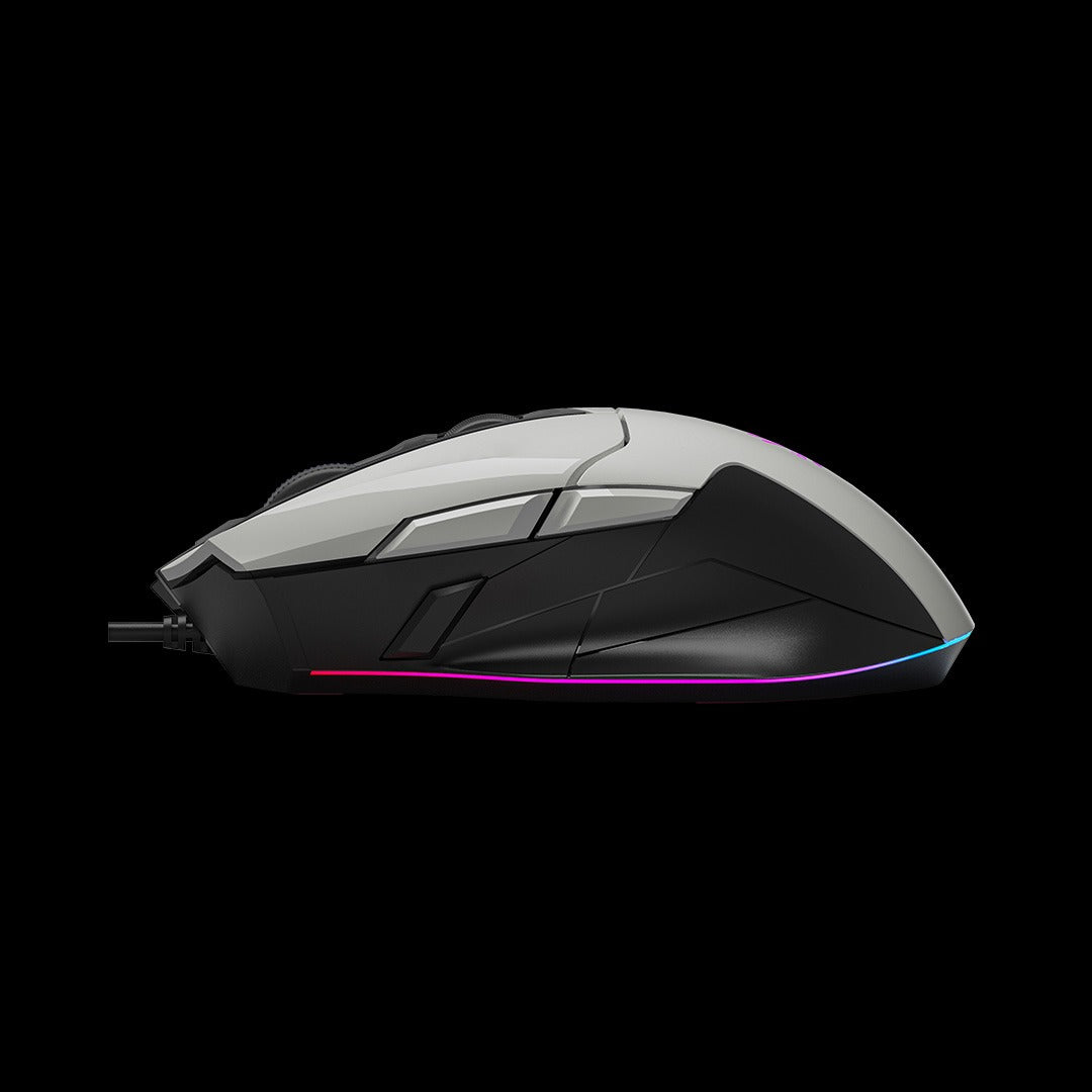 Bloody W70 Max RGB Optical Gaming Mouse (10,000 CPI Sensor, Dual Wheels, 10 Programmable Buttons)