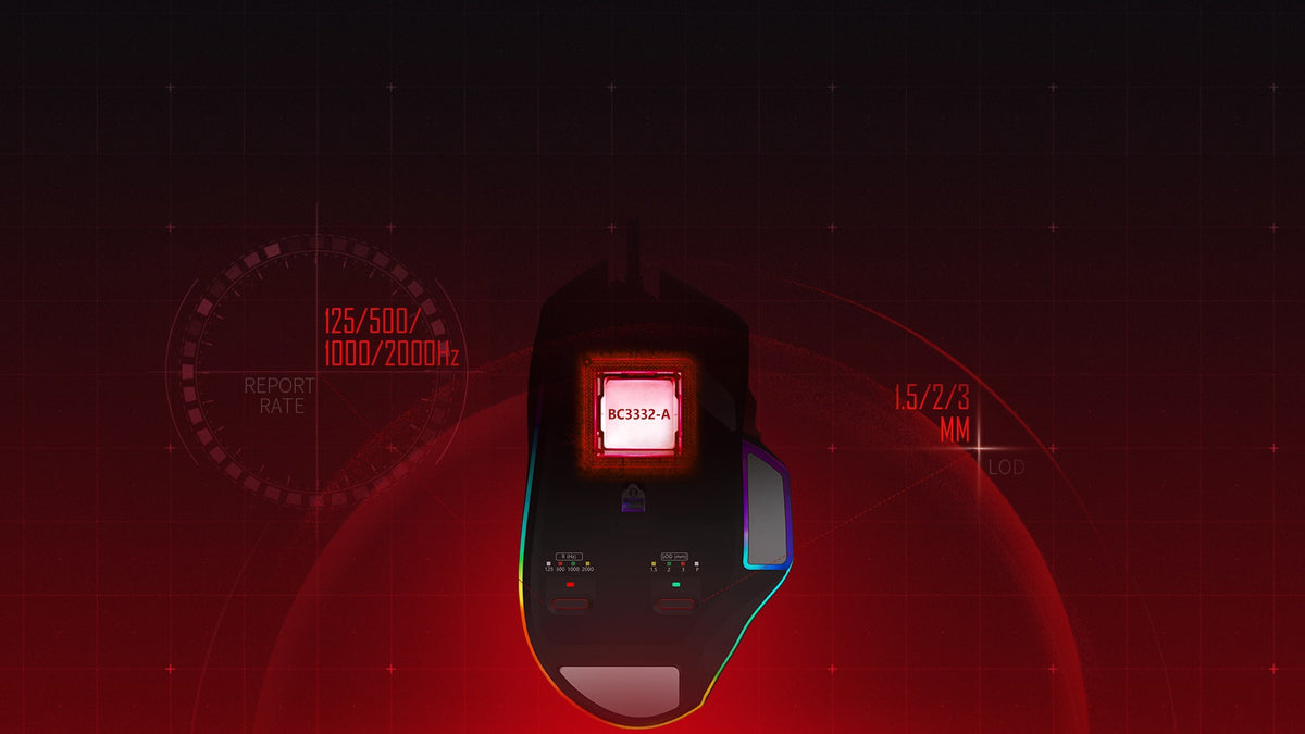 Bloody W95 Max Naraka Extra Fire RGB Optical Gaming Mouse (12,000 CPI Sensor, BC3332-A Engine, Extra Fire Wheel)