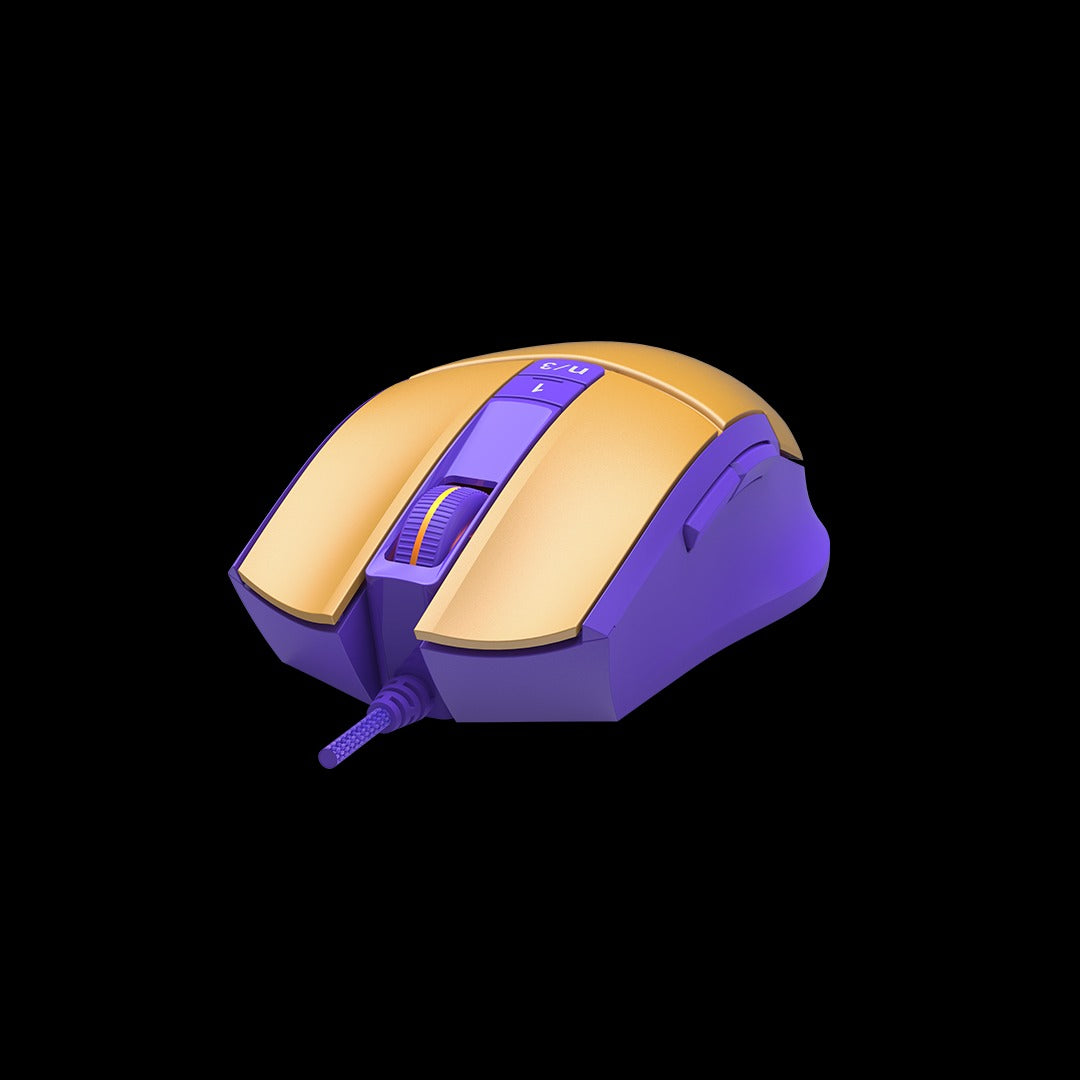 Bloody L65 Max Lightweight RGB Esports Gaming Mouse (BC3332-A Sensor, 12000 CPI, 4MB Memory)