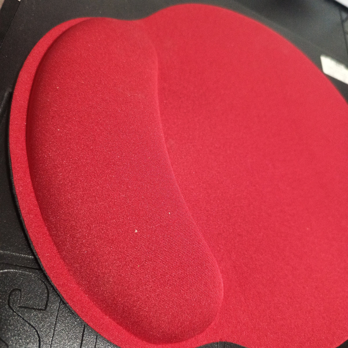 Gel Mouse Pad with Memory Foam Wrist Rest (Ergonomic Support, Anti-Slip Base, Smooth Tracking Surface)